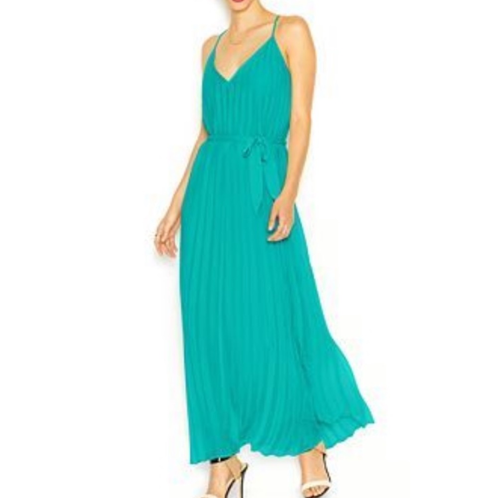 Bar III pleated maxi